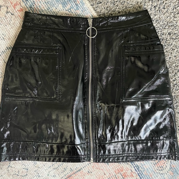 Topshop faux leather skirt - Picture 1 of 2